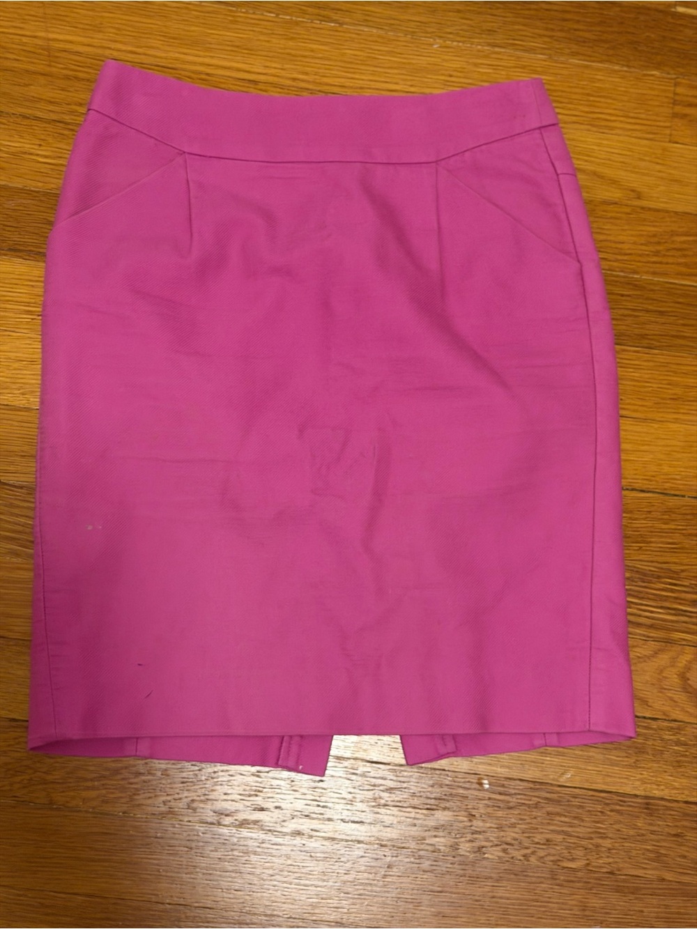 J. Crew Hot Pink Pencil Skirt